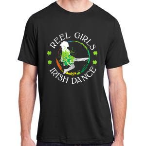 Reel Irish Dance Family Color St Patricks Day Shamrock Adult ChromaSoft Performance T-Shirt