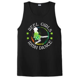 Reel Irish Dance Family Color St Patricks Day Shamrock PosiCharge Competitor Tank