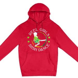 Reel Irish Dance Family Color St Patricks Day Shamrock Premium Pullover Hoodie