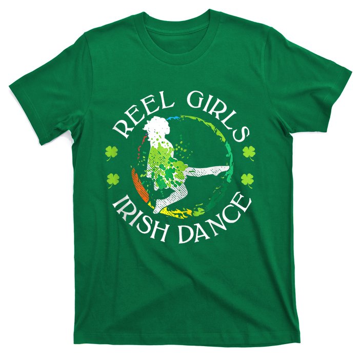 Reel Irish Dance Family Color St Patricks Day Shamrock T-Shirt