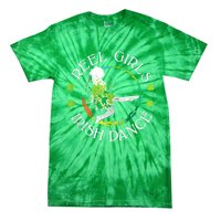 Reel Irish Dance Family Color St Patricks Day Shamrock Tie-Dye T-Shirt