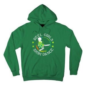 Reel Irish Dance Family Color St Patricks Day Shamrock Tall Hoodie