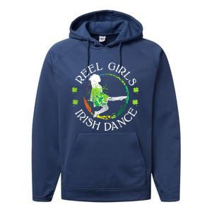 Reel Irish Dance Family Color St Patricks Day Shamrock Performance Fleece Hoodie