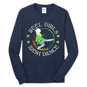 Reel Irish Dance Family Color St Patricks Day Shamrock Tall Long Sleeve T-Shirt