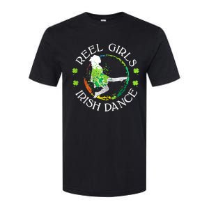 Reel Irish Dance Family Color St Patricks Day Shamrock Softstyle CVC T-Shirt