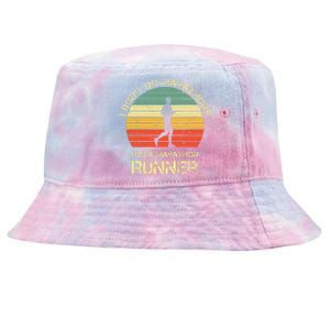 Retro I DonT Do Marathons I Do A Marathon Runner Tie-Dyed Bucket Hat