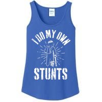 Retro I Do My Own Stunts Funny Injury Funny Gift Ladies Essential Tank