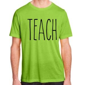 Rae Inspired Dunn Mug Teach Love Teacher Appreciation Gift Great Gift Adult ChromaSoft Performance T-Shirt