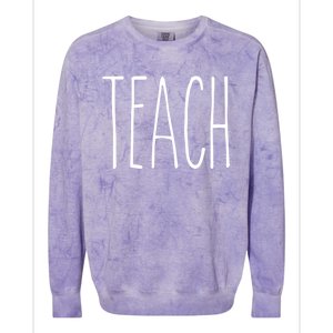 Rae Inspired Dunn Mug Teach Love Teacher Appreciation Gift Great Gift Colorblast Crewneck Sweatshirt