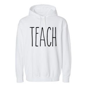 Rae Inspired Dunn Mug Teach Love Teacher Appreciation Gift Great Gift Garment-Dyed Fleece Hoodie