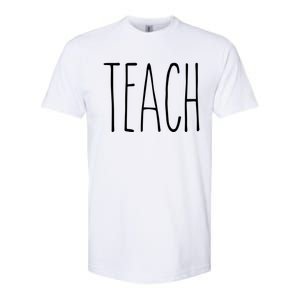 Rae Inspired Dunn Mug Teach Love Teacher Appreciation Gift Great Gift Softstyle CVC T-Shirt