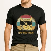 Retro I Do What I Want Cat Funny Cat Lover Performance Shirt