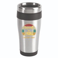 Retro I Do What I Want Cat Funny Cat Lover 16oz Travel Tumbler