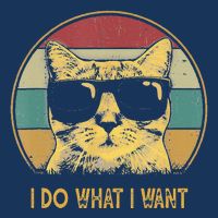 Retro I Do What I Want Cat Funny Cat Lover Infant Baby Jersey Bodysuit