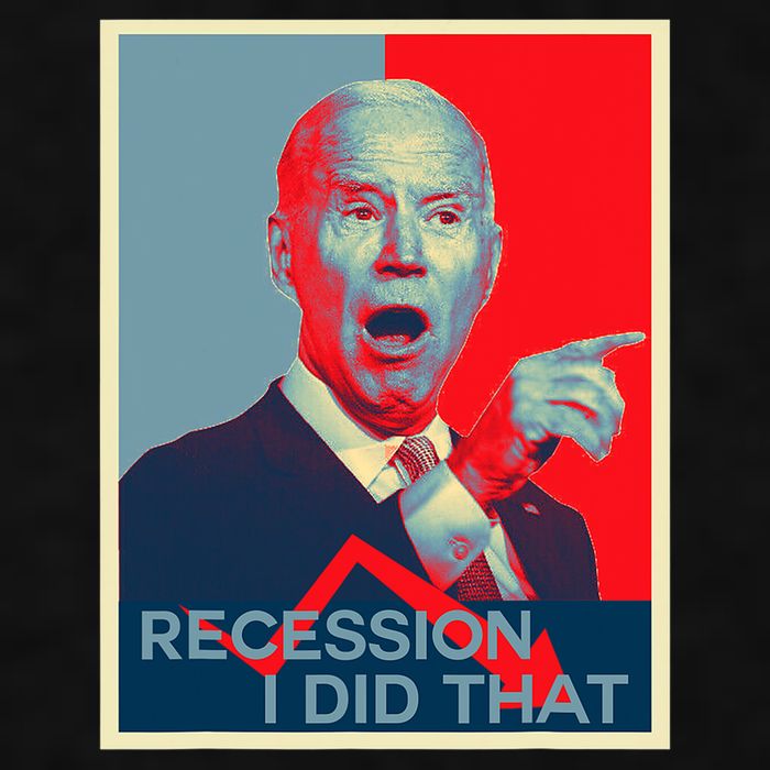 Recession I Did That Funny Joe Biden Meme Hope Style Ladies PosiCharge Tri-Blend Wicking Tank