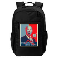 Recession I Did That Funny Joe Biden Meme Hope Style Backpack