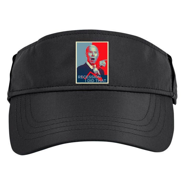 Recession I Did That Funny Joe Biden Meme Hope Style Adult Drive Performance Visor