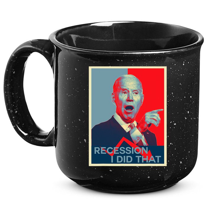 Recession I Did That Funny Joe Biden Meme Hope Style 15oz Campfire Ceramic Mug