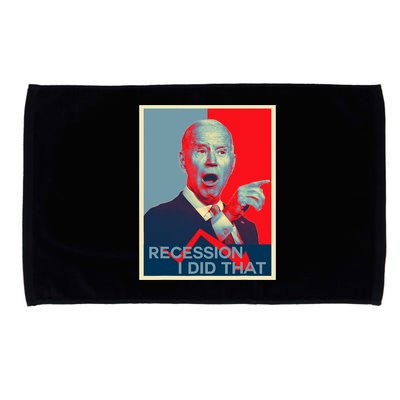 Recession I Did That Funny Joe Biden Meme Hope Style Microfiber Hand Towel