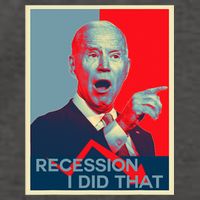 Recession I Did That Funny Joe Biden Meme Hope Style Vector Backpack