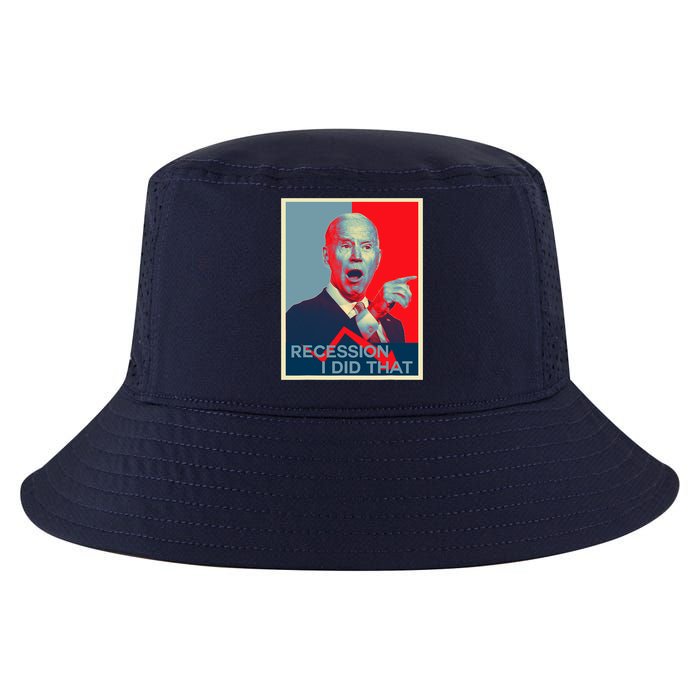 Recession I Did That Funny Joe Biden Meme Hope Style Cool Comfort Performance Bucket Hat