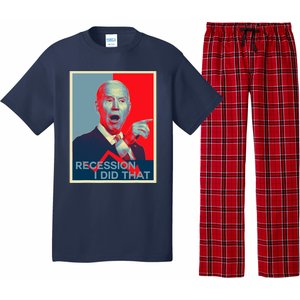 Recession I Did That Funny Joe Biden Meme Hope Style Pajama Set