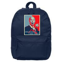Recession I Did That Funny Joe Biden Meme Hope Style 16 in Basic Backpack