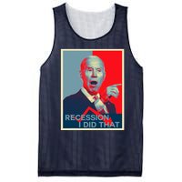 Recession I Did That Funny Joe Biden Meme Hope Style Mesh Reversible Basketball Jersey Tank