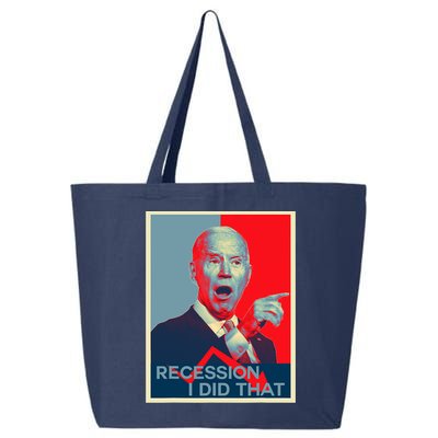 Recession I Did That Funny Joe Biden Meme Hope Style 25L Jumbo Tote