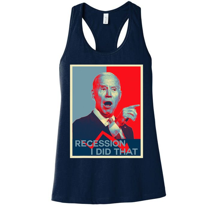Recession I Did That Funny Joe Biden Meme Hope Style Womens Tank Top