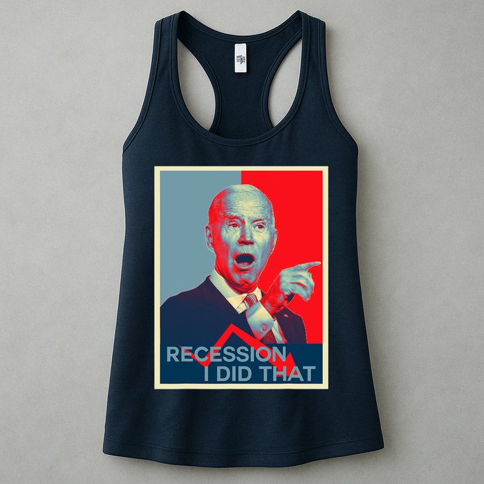 Recession I Did That Funny Joe Biden Meme Hope Style Womens Tank Top
