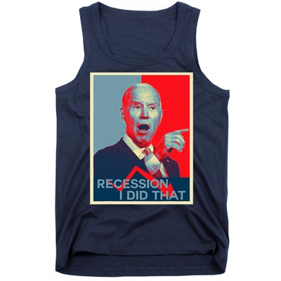 Recession I Did That Funny Joe Biden Meme Hope Style Tank Top