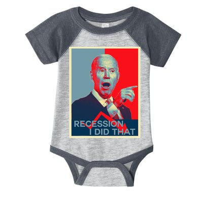 Recession I Did That Funny Joe Biden Meme Hope Style Infant Baby Jersey Bodysuit