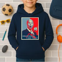Recession I Did That Funny Joe Biden Meme Hope Style Kids Hoodie