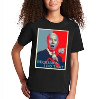 Recession I Did That Funny Joe Biden Meme Hope Style Kids T-Shirt