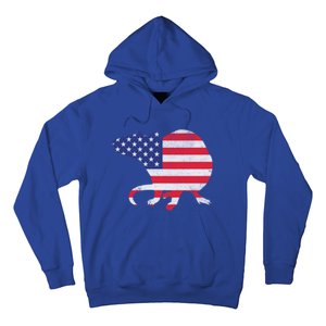 Rat Independence Day Patriotic Usa Flag 4th Of July Gift Hoodie