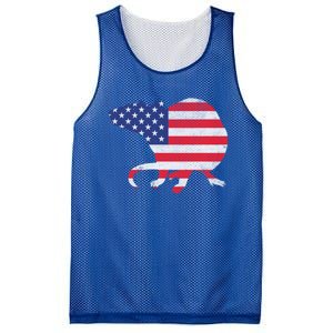 Rat Independence Day Patriotic Usa Flag 4th Of July Gift Mesh Reversible Basketball Jersey Tank