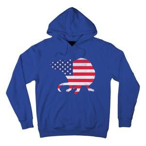 Rat Independence Day Patriotic Usa Flag 4th Of July Gift Tall Hoodie