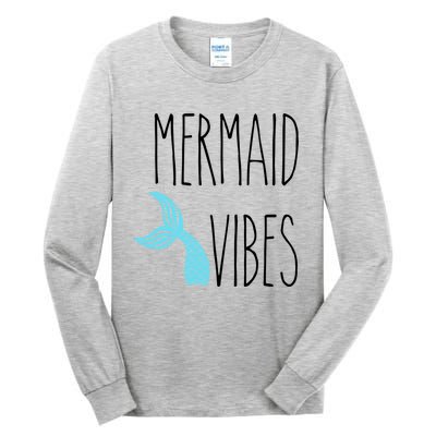 Rae Inspired Dunn Mug Mermaid Vibes Ocean Beach Summer Vacay Gift Tall Long Sleeve T-Shirt