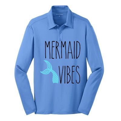 Rae Inspired Dunn Mug Mermaid Vibes Ocean Beach Summer Vacay Gift Silk Touch Performance Long Sleeve Polo