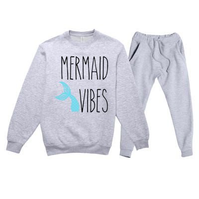 Rae Inspired Dunn Mug Mermaid Vibes Ocean Beach Summer Vacay Gift Premium Crewneck Sweatsuit Set