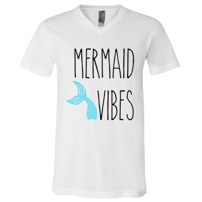 Rae Inspired Dunn Mug Mermaid Vibes Ocean Beach Summer Vacay Gift V-Neck T-Shirt