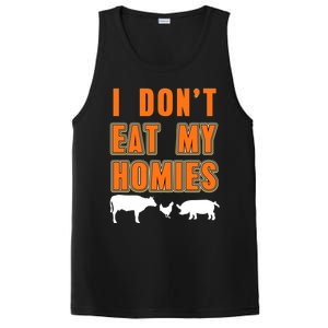 Retro I Dont Eat My Homies Cool Vegan Gift Present Gift Funny Gift PosiCharge Competitor Tank