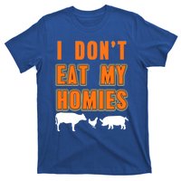 Retro I Dont Eat My Homies Cool Vegan Gift Present Gift Funny Gift T-Shirt