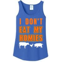 Retro I Dont Eat My Homies Cool Vegan Gift Present Gift Funny Gift Ladies Essential Tank