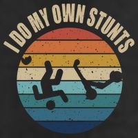 vintage I Do My Own Stunts Scooter Lovers Funny Injury Recovery  Gift Beanie