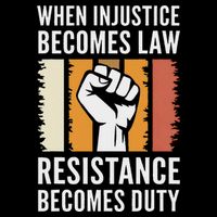 Resistance Is Duty Protest Quote Apparel Activist Gift Womens Tank Top