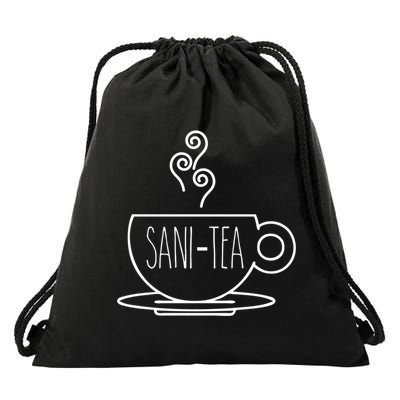 Rae Inspired Dunn Mug Love Afternoon Tea Time Sanity Brew Cool Gift Drawstring Bag