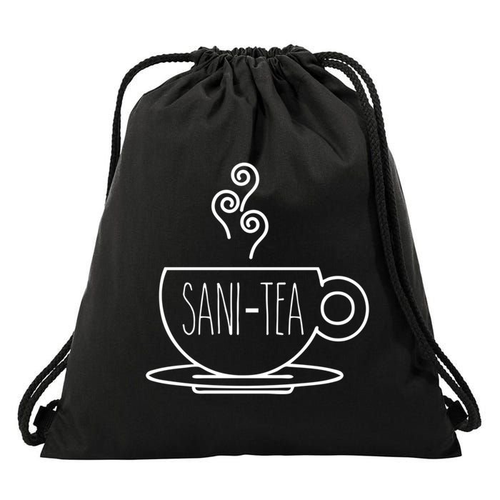 Rae Inspired Dunn Mug Love Afternoon Tea Time Sanity Brew Cool Gift Drawstring Bag