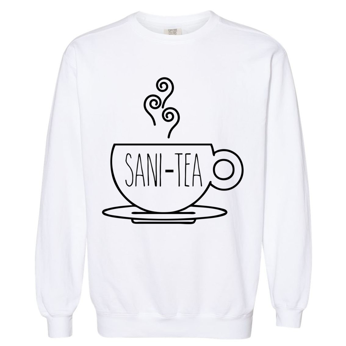 Rae Inspired Dunn Mug Love Afternoon Tea Time Sanity Brew Cool Gift Garment-Dyed Sweatshirt